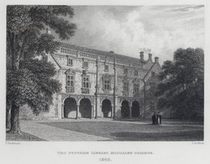 La Bibliothèque Pepysian, Magdalen College, 1842 - English School