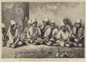 La famine en Perse, Garçons dans l