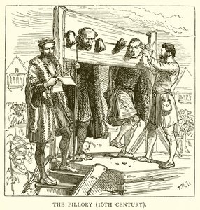 Le pilori (16ème siècle) - English School