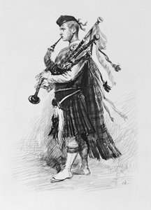 Le joueur de cornemuse