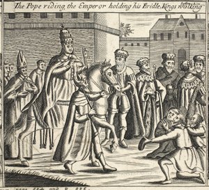 Le pape à cheval, l