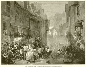 La foule de Porteous - English School