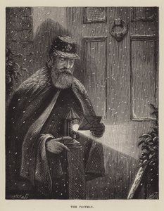 Le facteur (gravure) - English School
