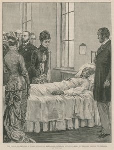 Le Prince et la Princesse de Galles inaugurant l
