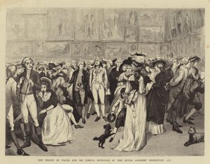 Le prince de Galles et Sir Joshua Reynolds à l