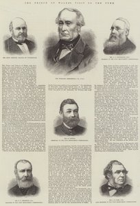 La visite du prince de Galles à la Tyne (gravure) - English School