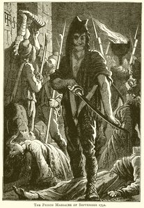 Le Massacre des Prisons de Septembre 1792 - English School