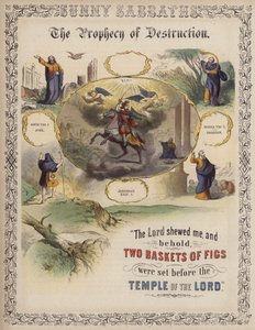 La Prophétie de la Destruction (gravure en couleur)