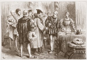 Les princes protestants signant leur confession, illustration de L