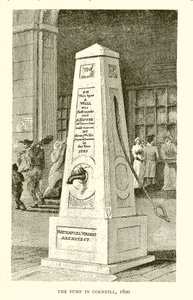 La pompe à Cornhill, 1800