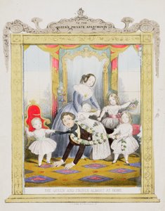 La Reine et le Prince Albert à la maison - English School