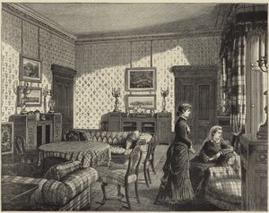 La Reine à Balmoral - English School