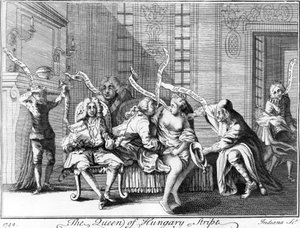 La Reine de Hongrie Dépouillée, 1742 - English School