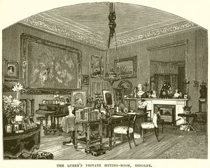 Le salon privé de la reine, Osborne