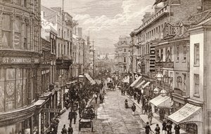 La visite de la reine à Birmingham : La High Street, de 
