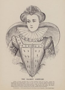 La raquette Coiffure (gravure)