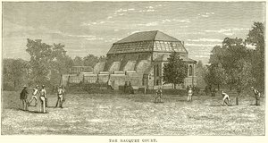 Le court de raquette