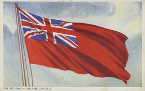 Le Red Ensign (lithographie couleur)