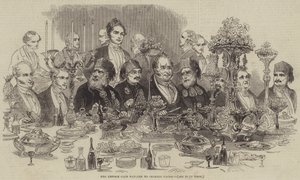 Le banquet du Reform Club pour Ibrahim Pacha - English School