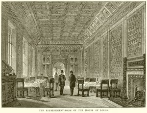 Salle de rafraîchissement de la Chambre des Lords - English School