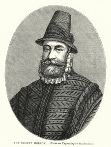 Le régent Morton (gravure) - English School