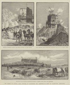 Le secours de Suakin (gravure) - English School