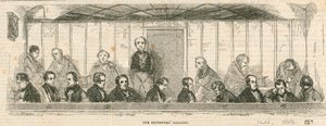 La galerie des reporters à la Chambre des communes, Westminster, Londres - English School