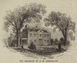 La résidence de H W Longfellow (gravure) - English School