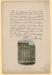 Résidence de Thomas Davies, Russell Street, Covent Garden, Londres - English School