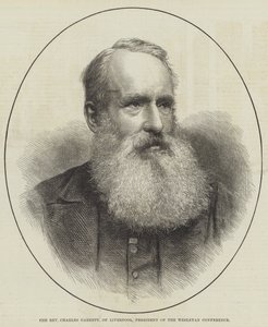 Le révérend Charles Garrett, de Liverpool, président de la conférence wesleyenne (gravure) - English School