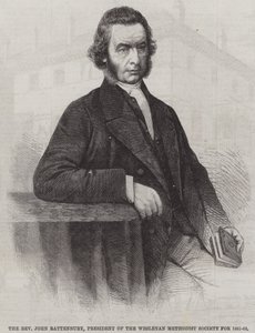 Le révérend John Rattenbury, président de la société méthodiste wesleyenne pour 1861-62 - English School