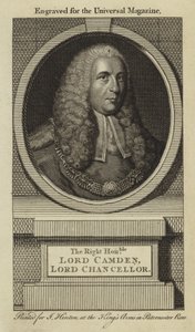 Le très honorable Lord Camden, Lord Chancelier - English School