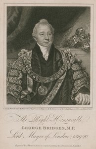 Le très honorable George Bridges, Lord-maire de Londres 1819-20 - English School