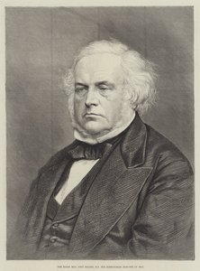 Le très honorable John Bright, député de Birmingham, élu en 1857 - English School