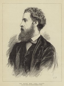 Le très honorable Lord Lytton - English School