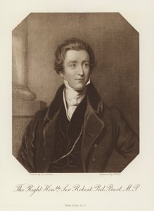 Le Très Honorable Sir Robert Peel, Baronet, MP (lithographie) - English School