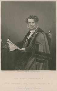 Le Très Honorable Sir Walter Carden, Lord Maire de Londres