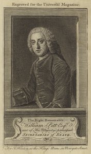 Le Très Honorable William Pitt Esquire, un des principaux Secrétaires d