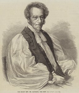 Le Très Révérend Dr Jacobson, le nouveau évêque de Chester (gravure) - English School