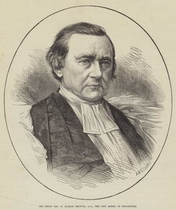 Le très révérend E Harold Browne, DD, le nouveau évêque de Winchester - English School