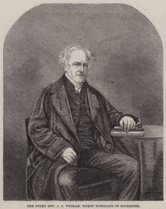 Le très révérend J C Wigram, évêque désigné de Rochester (gravure) - English School