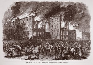 Les émeutes à New York : Destruction de l