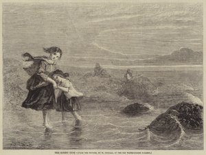 La marée montante (gravure) - English School