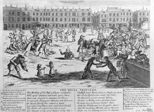 Les Imprimeurs Rivaux, 1734 - English School