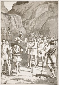 Les Romains passant sous le joug aux Fourches Caudines - English School