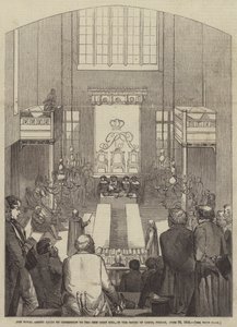 Le consentement royal donné par commission au nouveau projet de loi sur le maïs, à la Chambre des Lords, vendredi 26 juin 1846 - English School