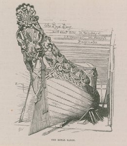 La barge royale - English School
