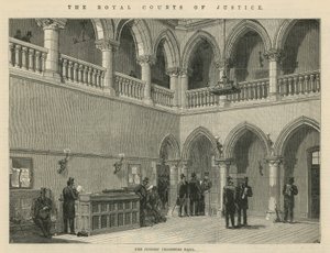 Les Cours royales de justice : La salle des chambres des juges - English School