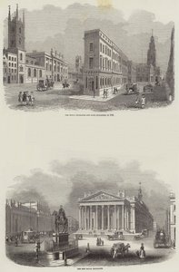 La Bourse royale (gravure) - English School