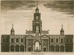 Le Royal Exchange, Threadneedle Street, Londres - English School